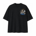 Frauenkirche Neumarkt Oversized T-Shirt Schwarz, Vorderansicht