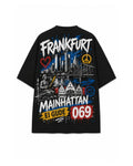 Mainhattan Oversized T-Shirt Frankfurt, Rückansicht