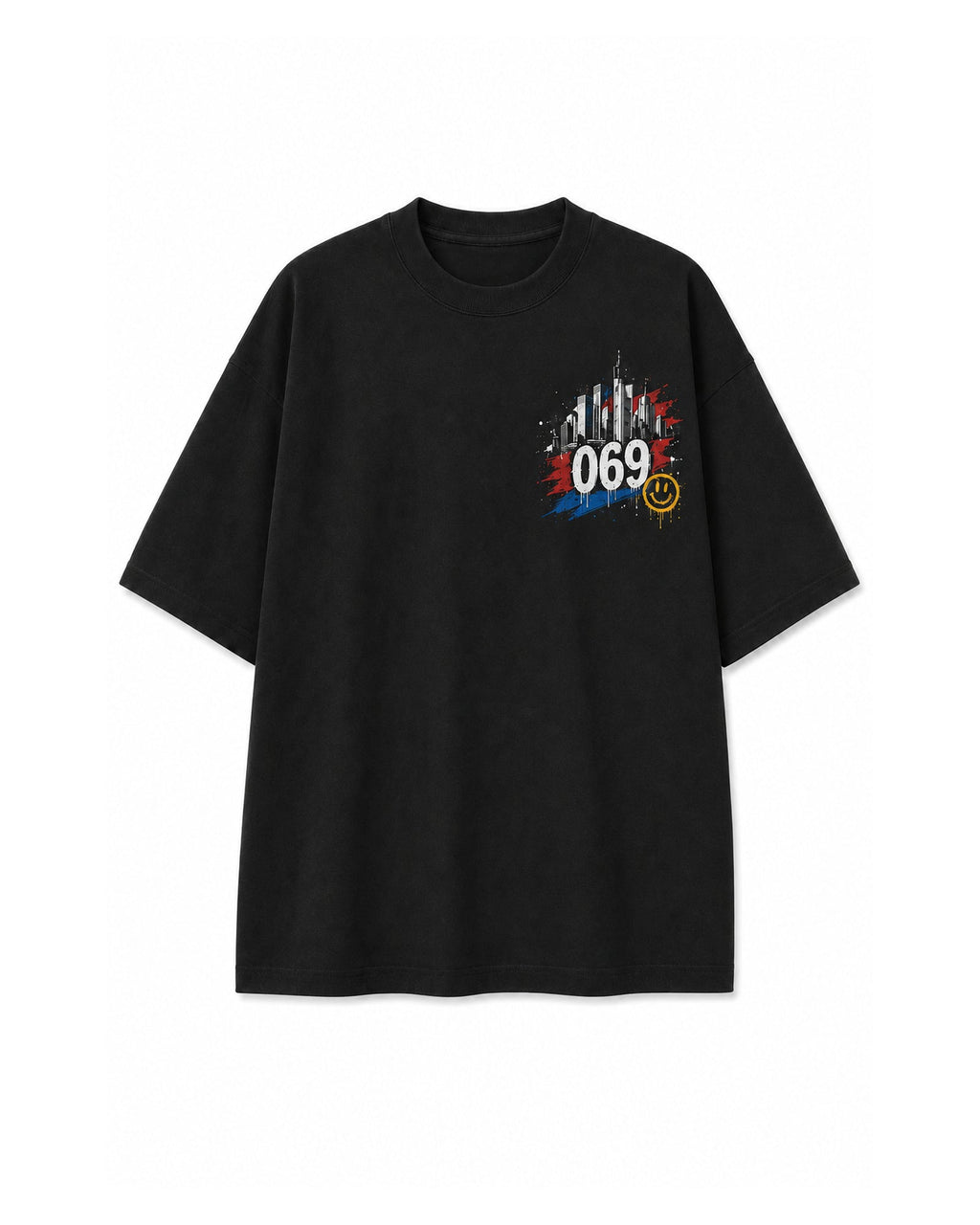 Mainhattan Oversized T-Shirt Frankfurt, Vorderansicht