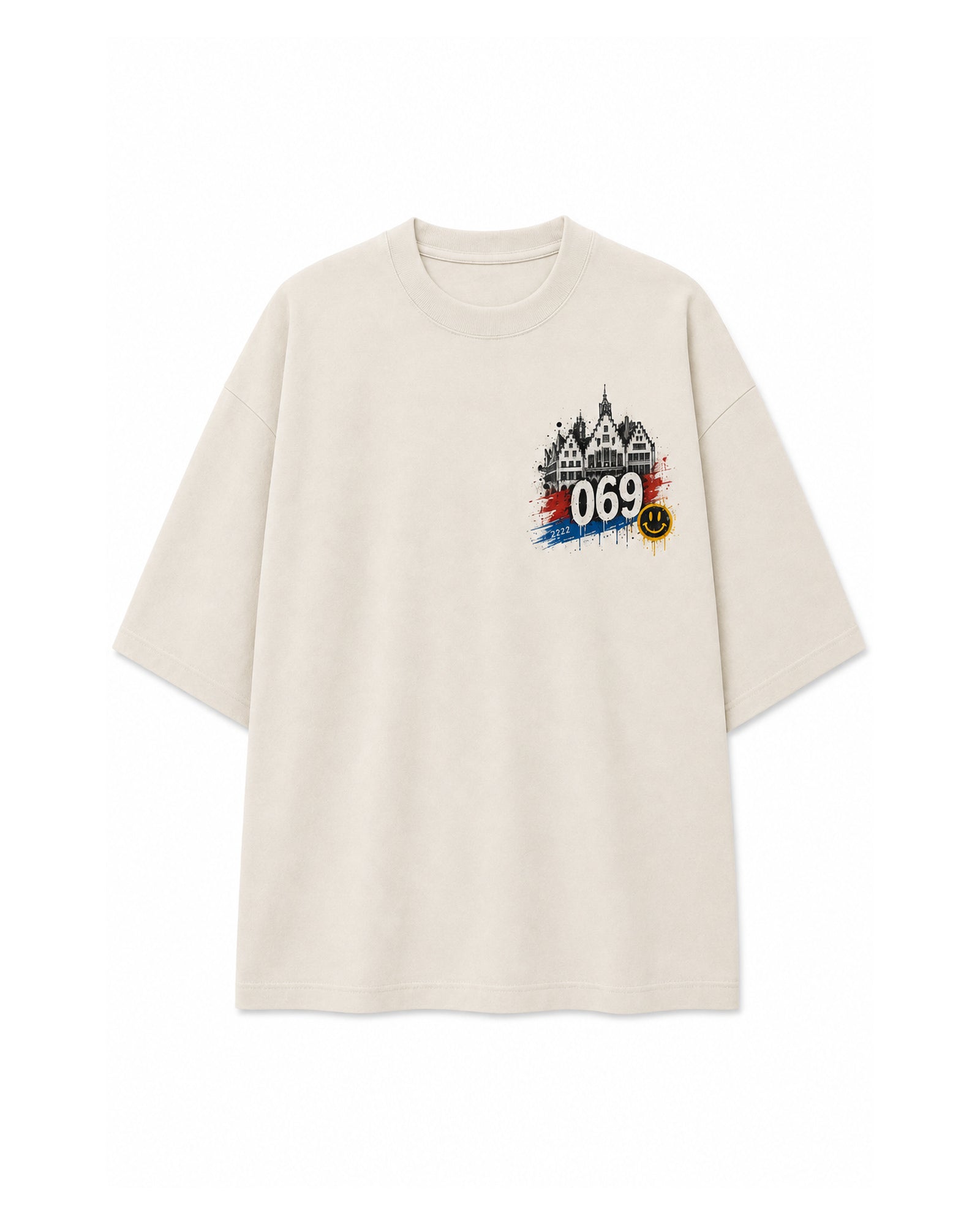 Römer Oversized T-Shirt Frankfurt, Vorderansicht