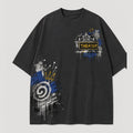 Theater 20359 Oversized T-Shirt Washed Black, Vorderansicht