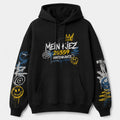 Hafenkante Mein Kiez Hoodie Schwarz, Vorderansicht mit Brustprint