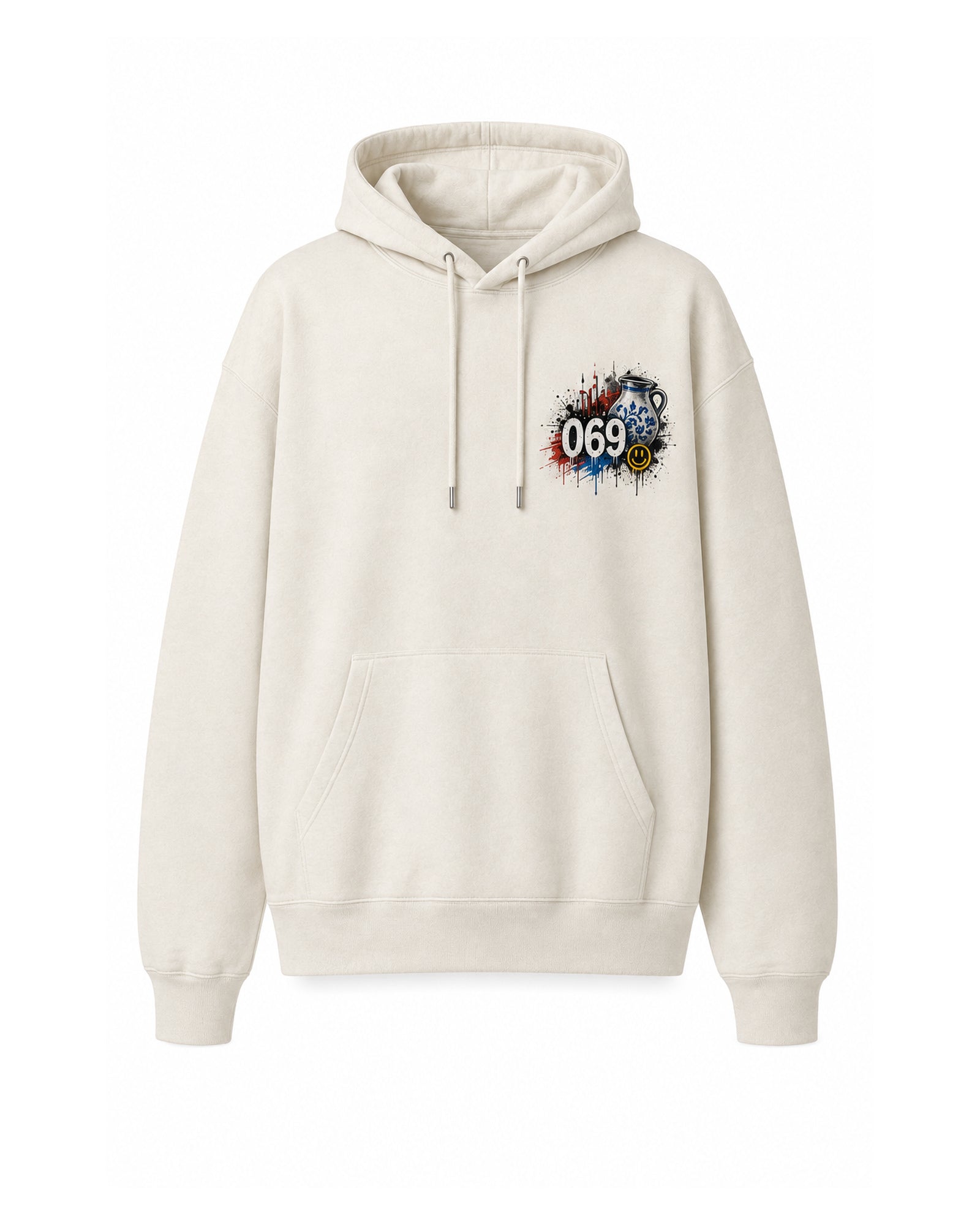 Bembel Ebbelwoi Hoodie Frankfurt, Vorderansicht