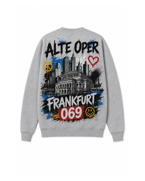 Alte Oper Zip-Hoodie Frankfurt, Rückansicht