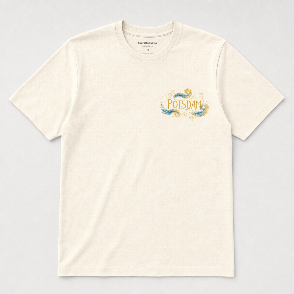 Sanssouci Meisterwerk T-Shirt Natural Raw, Vorderansicht