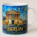 Museumsinsel Meisterwerk Tasse, Motiv-Seite mit Signatur