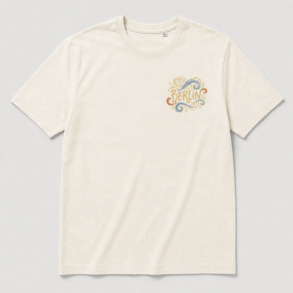 Brandenburger Tor Meisterwerk T-Shirt Natural Raw, Vorderansicht