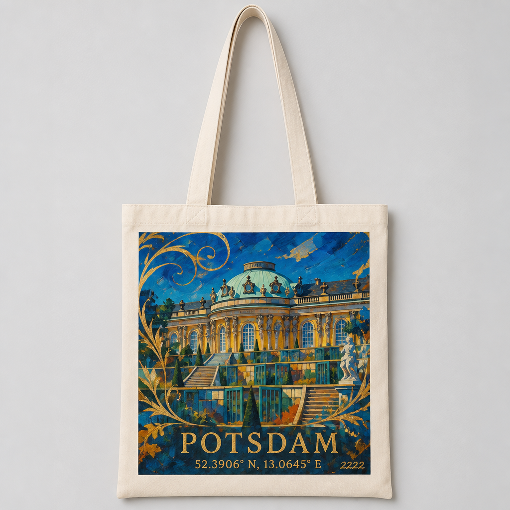 Sanssouci Meisterwerk Tragetasche, Motiv-Seite