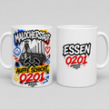Malocherstadt Auffe Schicht 0201 Tasse beidseitig bedruckt