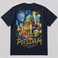 Nikolaikirche Meisterwerk T-Shirt, Rückansicht mit Signatur