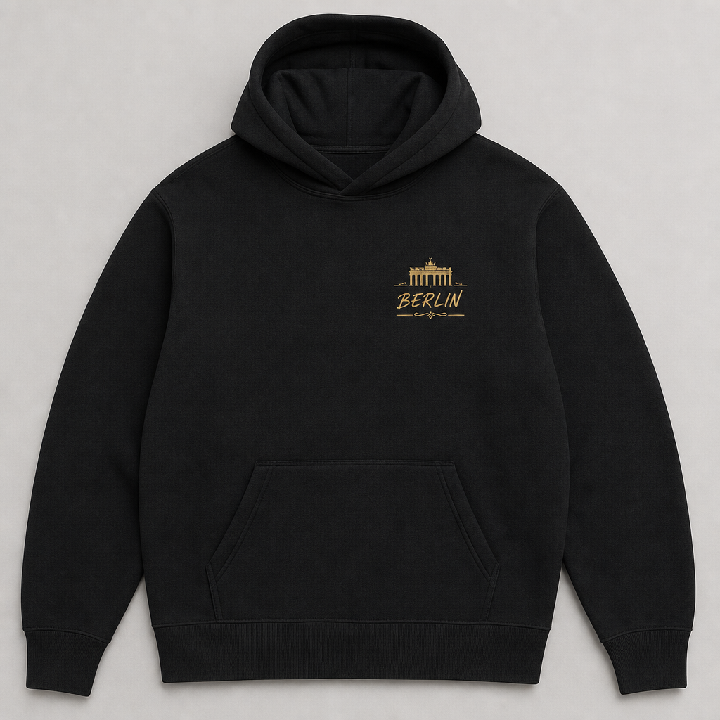 Museumsinsel Meisterwerk Hoodie, Vorderansicht