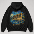 Museumsinsel Meisterwerk Hoodie, Rückansicht mit Signatur