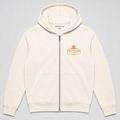 Chinesisches Haus Meisterwerk Zip-Hoodie Vintage White, Vorderansicht