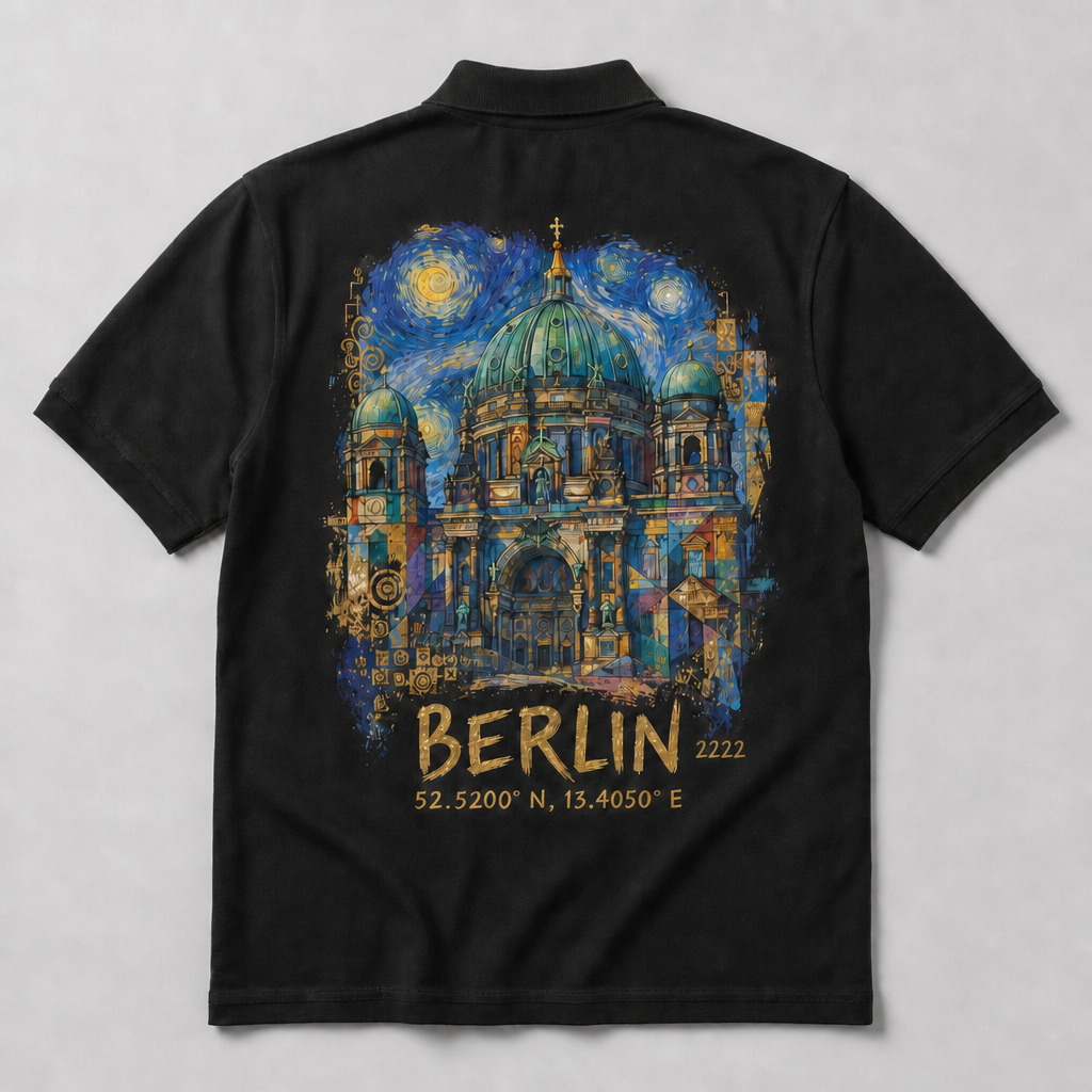 Berliner Dom Meisterwerk Polo, Rückansicht mit Signatur