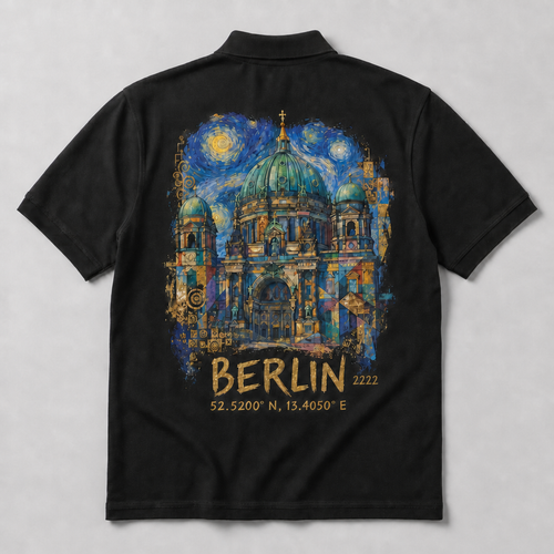 Berliner Dom Meisterwerk Polo, Rückansicht mit Signatur
