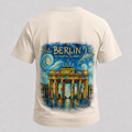 Brandenburger Tor Meisterwerk T-Shirt Natural Raw, Rückansicht (tiefer positioniert)