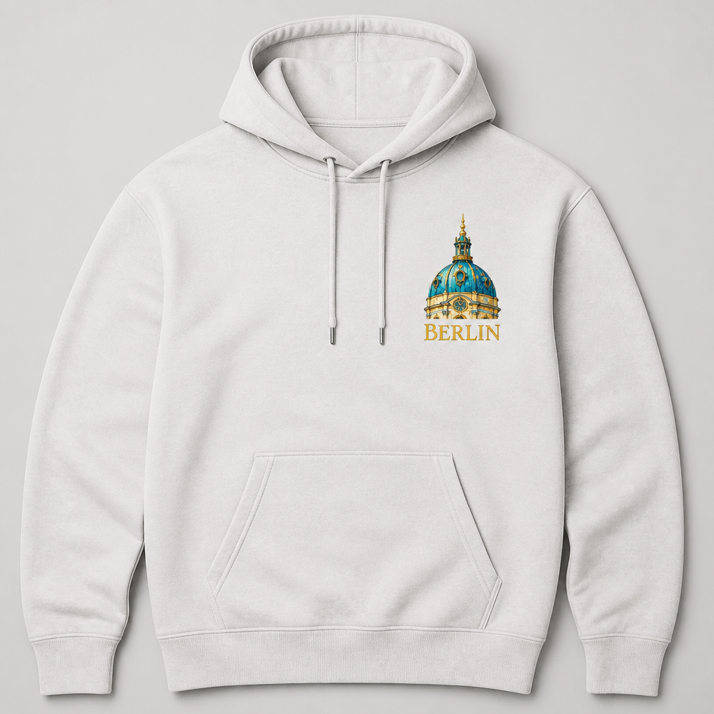 Schloss Charlottenburg Meisterwerk Hoodie Berlin, Vorderansicht