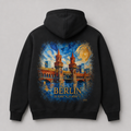 Oberbaumbrücke Meisterwerk Zip-Hoodie Berlin Black, Rückansicht
