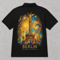 Siegessäule Meisterwerk Polo Berlin Black, Rückansicht