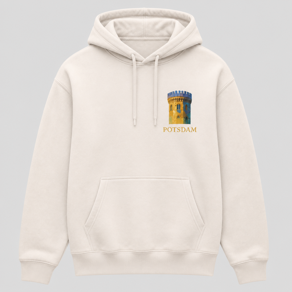 Schloss Babelsberg Meisterwerk Hoodie Potsdam, Vorderansicht