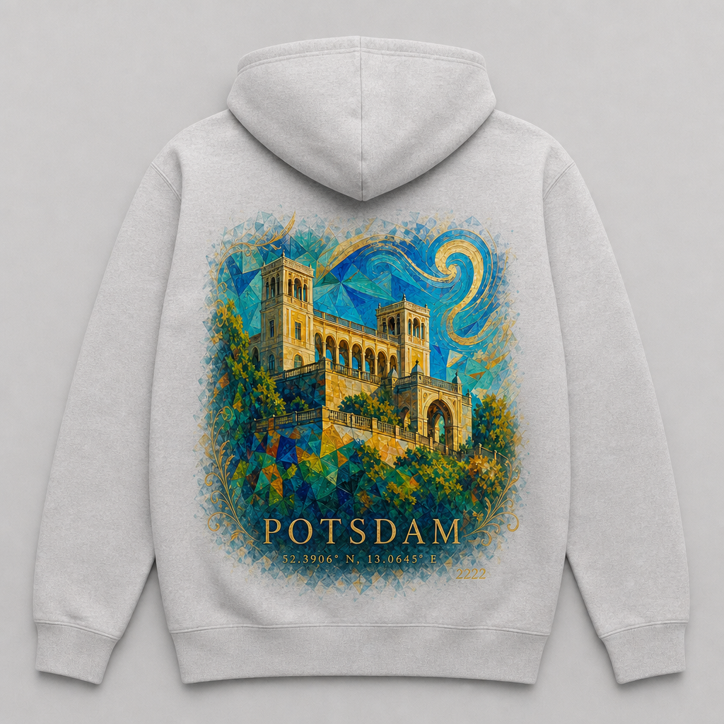 Belvedere Pfingstberg Meisterwerk Hoodie Potsdam, Rückansicht