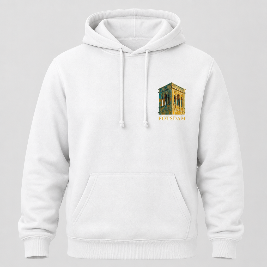 Belvedere Pfingstberg Meisterwerk Hoodie Potsdam, Vorderansicht