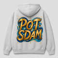 Potsdam Schriftzug Meisterwerk Zip-Hoodie, Rückansicht