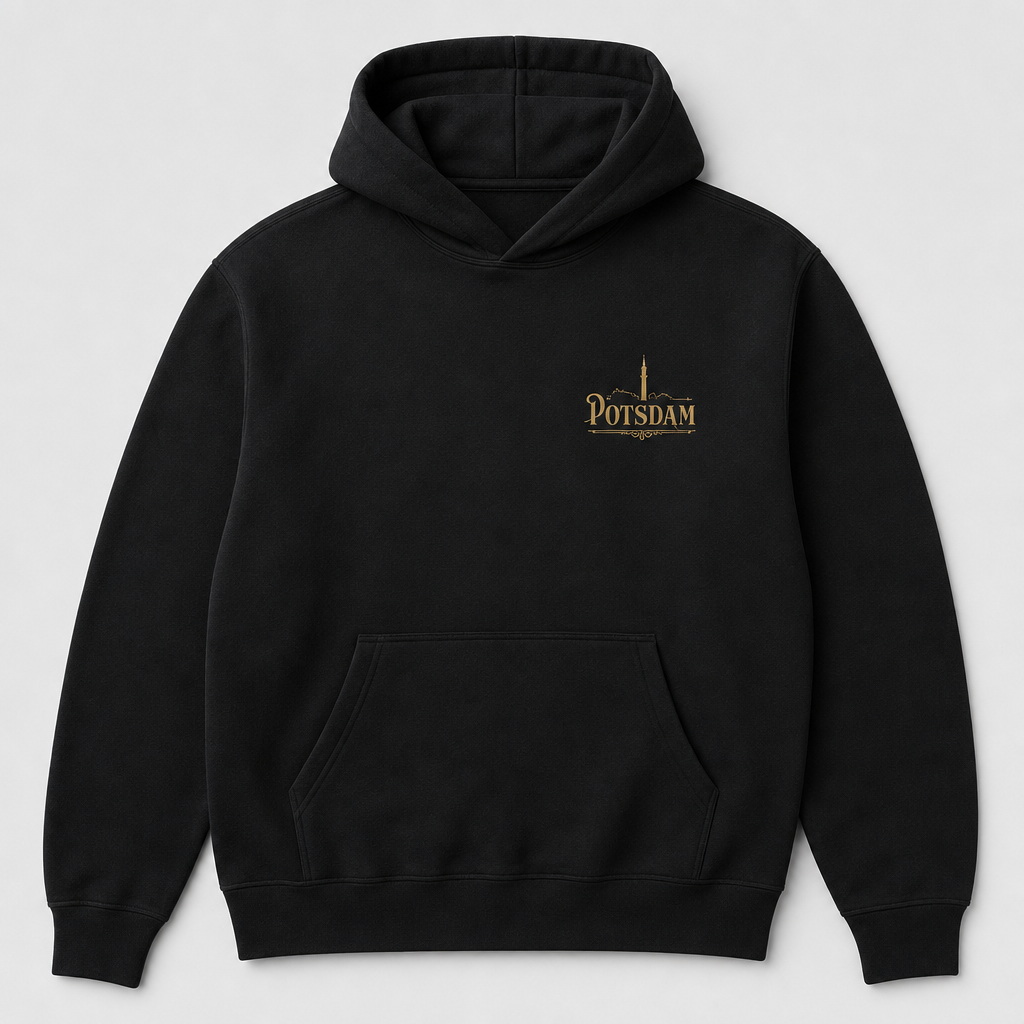 Dampfmaschinenhaus Meisterwerk Hoodie Black, Vorderansicht