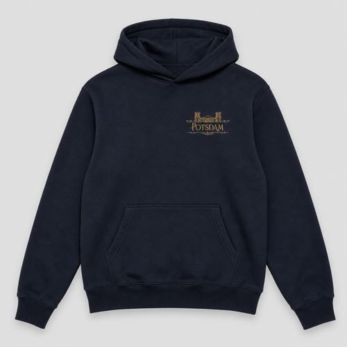 Belvedere Pfingstberg Meisterwerk Hoodie French Navy, Vorderansicht