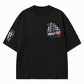 Bavaria Raute Minga Oversize T-Shirt Schwarz, Vorderansicht